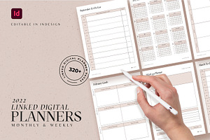 Digital Planner Templates INDESIGN