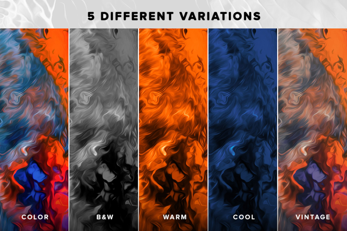 Flow, Vol. 3: 100 fluid paintings, a Texture Graphic by Chroma Supply