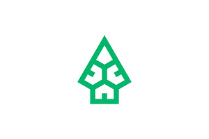 simple sophisticated house spear log, a Branding & Logo Template by Rasagama Studio