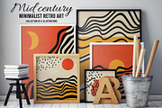 Mid century minimalist retro art, a Decorative Illustration by SmartDesign (Thumbnail 1 of 3)
