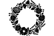 Floral Wreath Frame Bundle, an Object Graphic by Creativeshirt (Thumbnail 4 of 20)