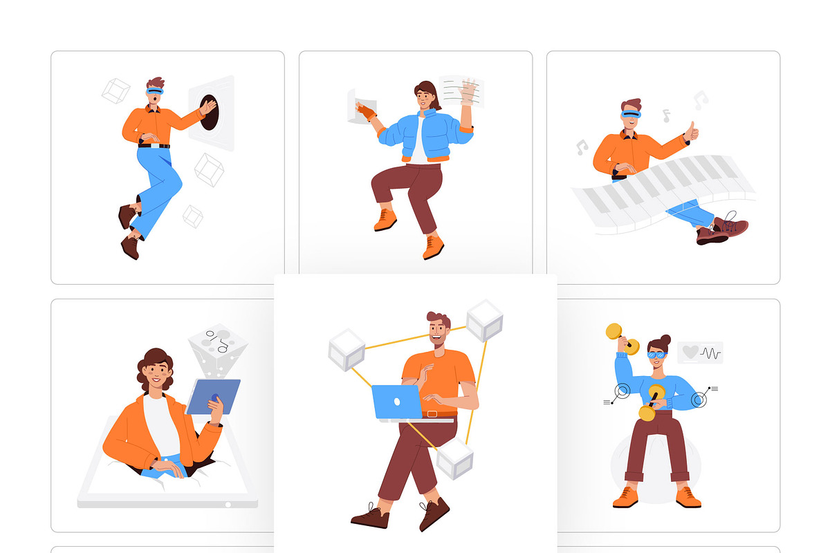 Technology Illustration Set, a Technology Illustration by Vectors Market (Photo 5 of 5)