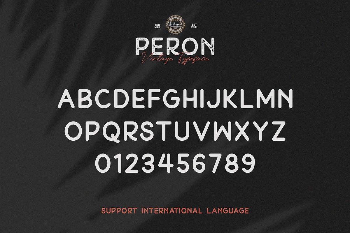 Peron - Modern Vintage | 4 Fonts preview 7