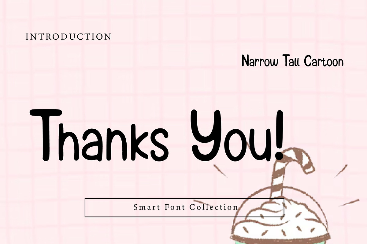 Narrow tall cartoon, a Script Font by Wow Magic (Photo 3 of 3)
