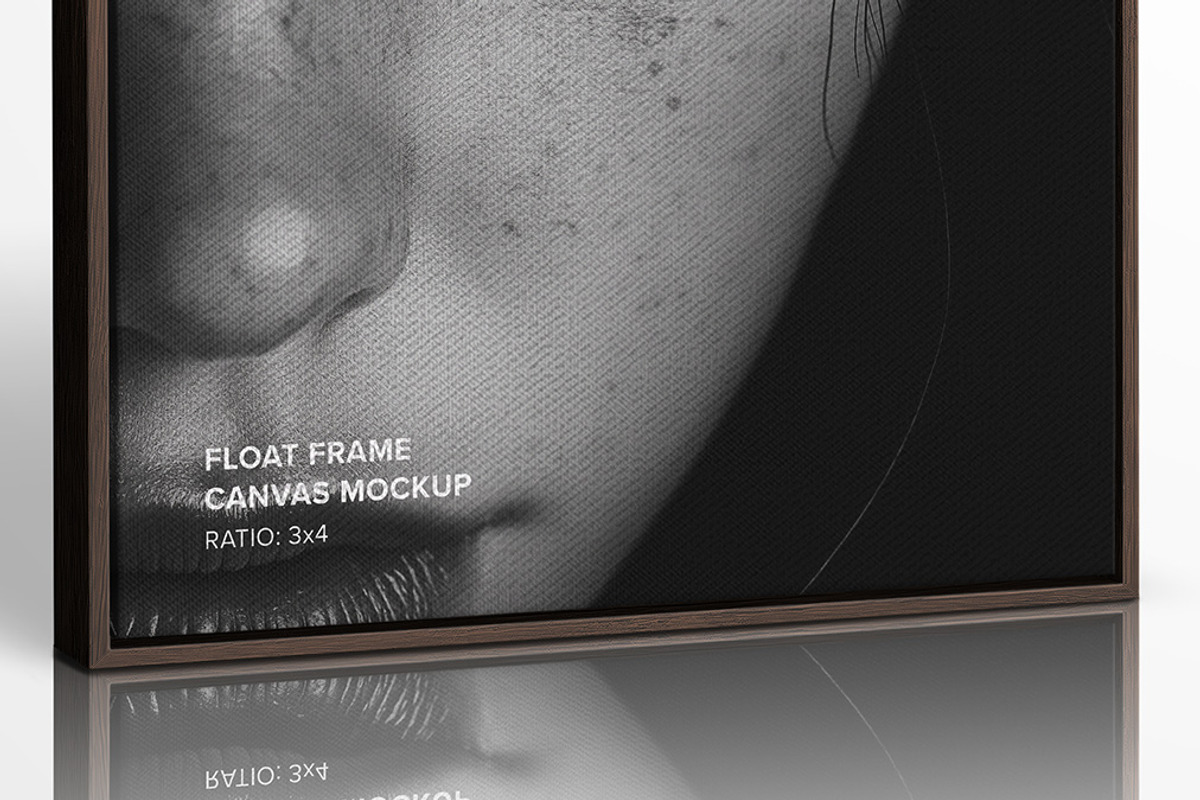 Standing Floater Frame Mockup R-3x4, a Household Mockup by Mockups by Carlos Viloria (Photo 4 of 6)