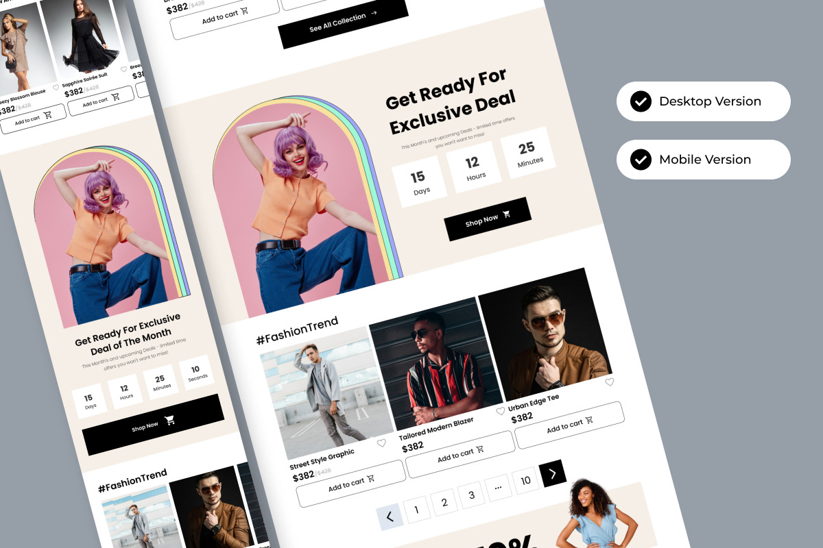 Fashan - Fashion Landing Page, a Landing Page Template by twinstd (Photo 2 of 5)