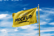 Flag Mockup, an Advertising Mockup by UFR_GRAPHIC (Thumbnail 2 of 4)