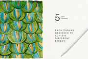 Watercolor Canvas Box for Procreate, a Brush Add-On by Liquid Amethyst Art (Thumbnail 2 of 9)