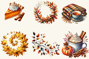 Autumn Collection Clipart Bundle, a Work Illustration by cherrydesign (Thumbnail 3 of 3)