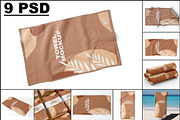 Towel Mockup, a Product Mockup by Designbuys (Thumbnail 1 of 19)