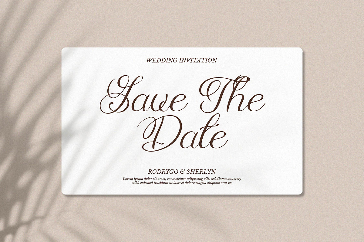 Rellydon Beautiful Calligraphy Font, a Script Font by Denustudios (Photo 5 of 13)