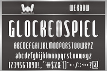 Glockenspiel font