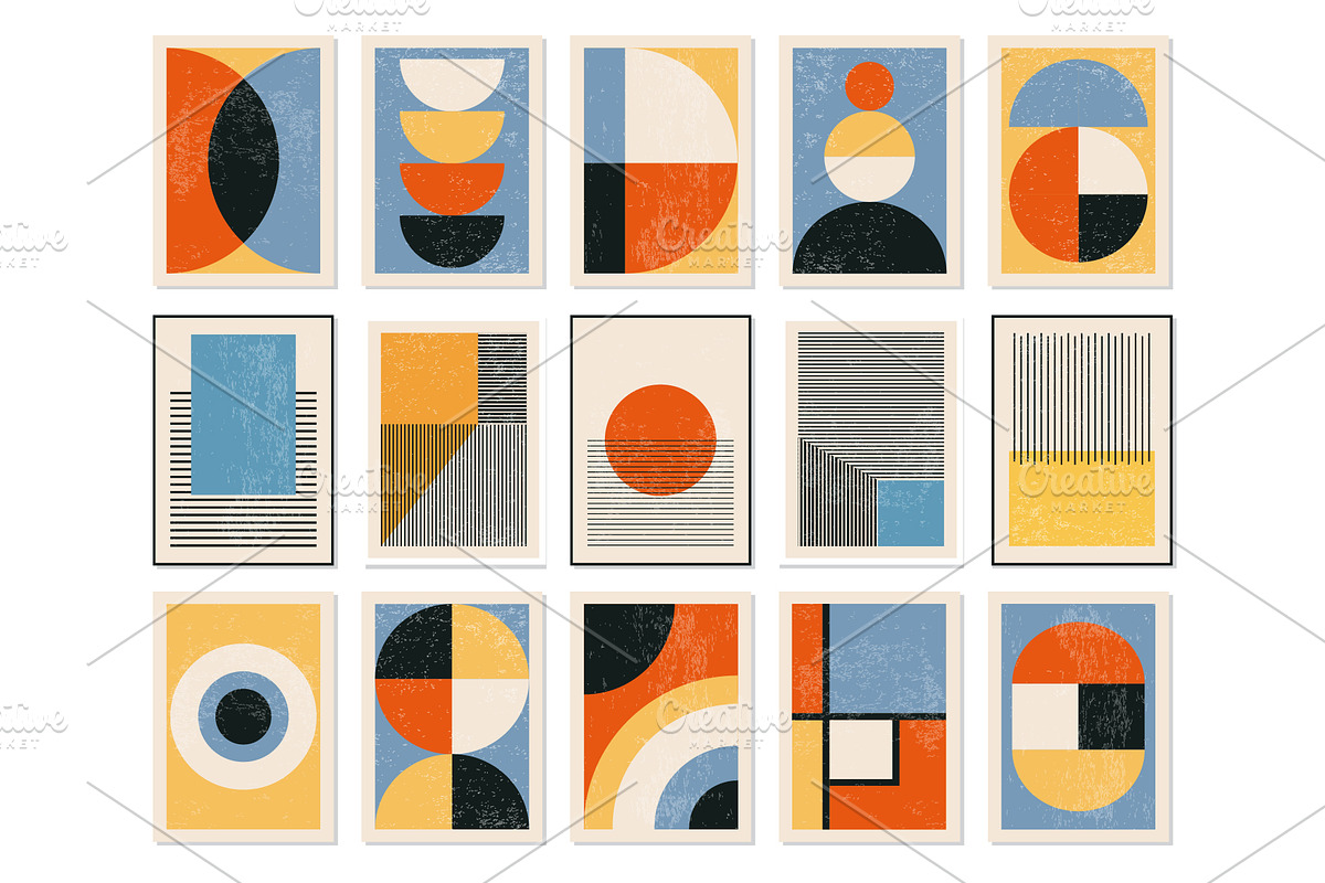 Geometric Printable Wall Art Prints, a Background Graphic by C Design Studio (Photo 13 of 17)