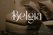 Belgia Elegant Ligature Serif, a Serif Font by Alfinart (Thumbnail 1 of 8)