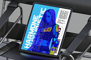 Harmone Futuristic Display Font, a Sans Serif Font by Rasio Studio (Thumbnail 6 of 7)