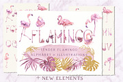 -20% Tender Flamingo Alphabet, an Illustration by Cat In Colour (Thumbnail 1 of 10)