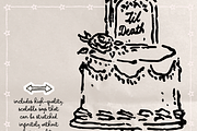 Halloween Bachelorette Clipart, a Seasonal Illustration by The October Creative (Thumbnail 3 of 6)