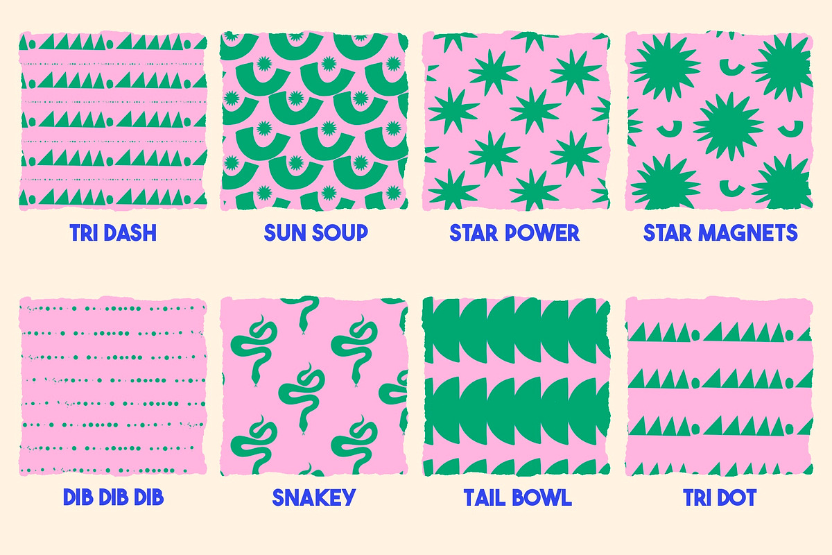 Pattern brushes for Procreate, a Brush Add-On by KJP Designs (Photo 4 of 14)