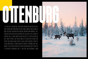 Ottenburg Display Typeface, a Sans Serif Font by Foxtype (Thumbnail 6 of 8)