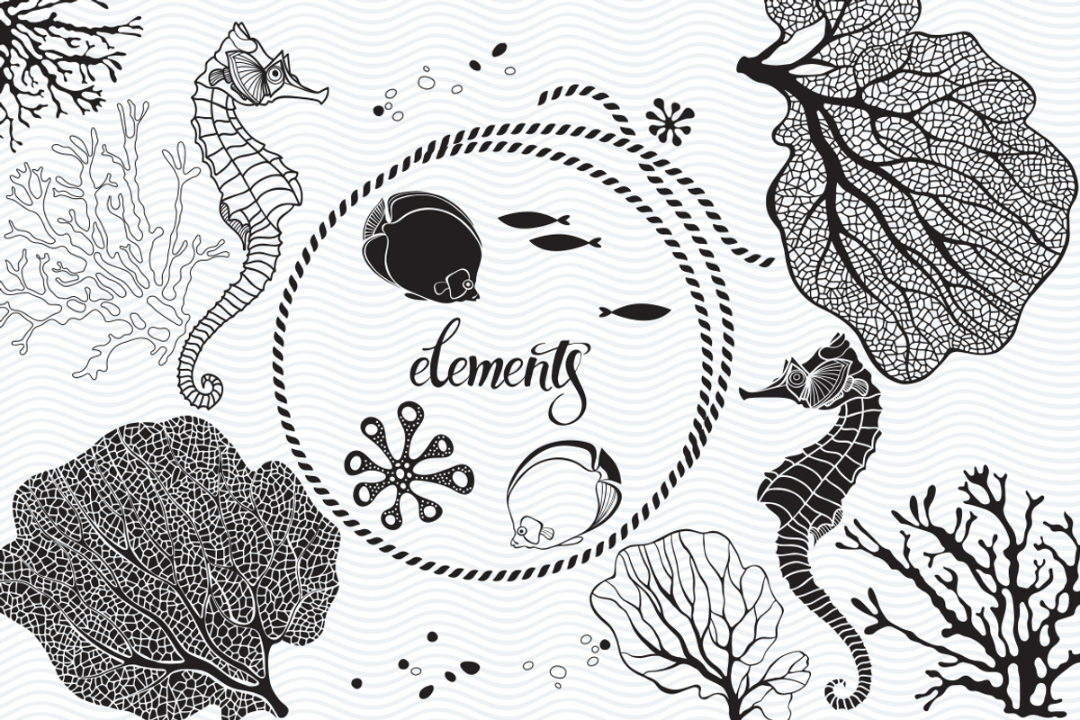 Underwater life., a Texture Illustration by maritime_m (Photo 2 of 9)