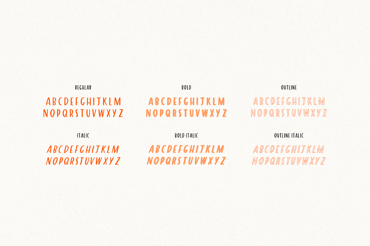Sweet Peach - Fun Handlettered Font preview 4