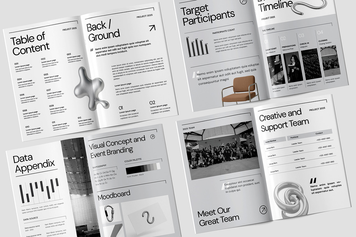 Project Business Proposal Template, a Brochure Template by TMint Play (Photo 2 of 8)