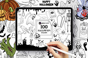 500+ PROCREATE STAMPS BUNDLE, a Brush Add-On by SecondOfJuly (Thumbnail 4 of 10)
