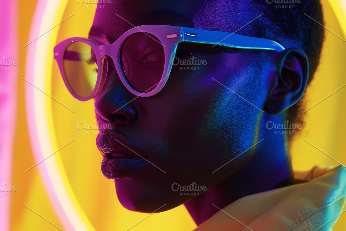 109 Fashion models in sunglasses, a Beauty & Fashion Photo by Handmadefont (Photo 49 of 113)