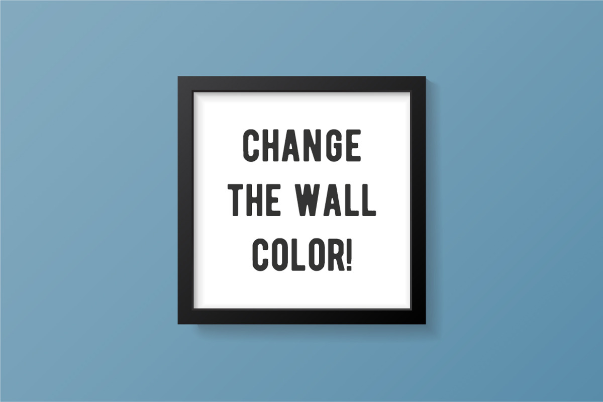 Black Square Frame Mockup, a Print Template by Minty Fresh Graphics (Photo 2 of 4)