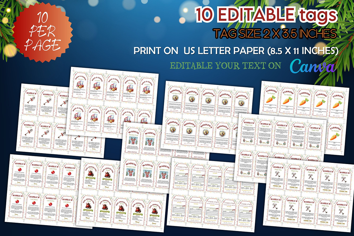 Santa Letter Bundle #12, a Templates & Theme by Adalin Shop (Photo 22 of 28)