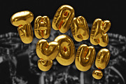 Party - 3D Gold Balloon Letters, a Graphic by saintricchi (Thumbnail 7 of 7)