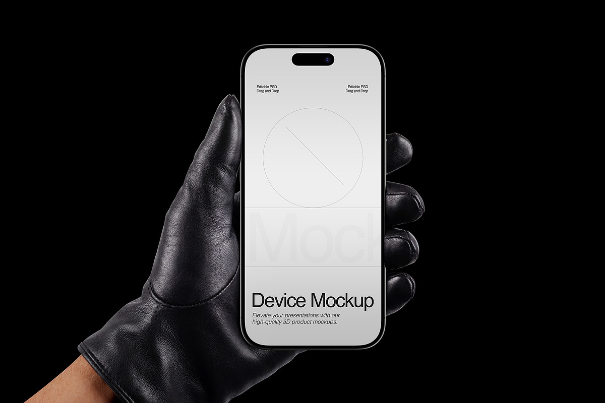Hand Holding Device Mockup, an iPad Mockup by RamStudio2 (Photo 9 of 10)