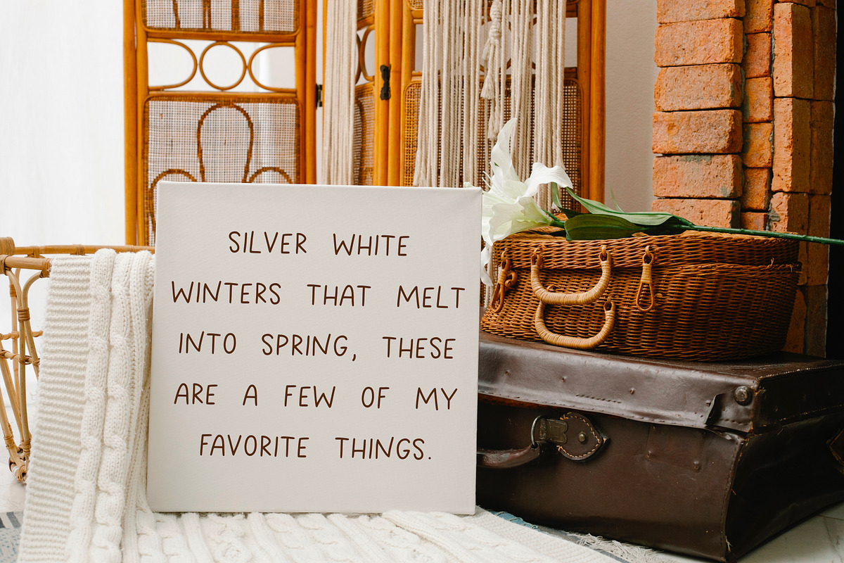 Little Bird Handwritten Font, a Sans Serif Font by The Creative Bix (Photo 4 of 7)