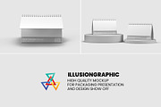 Desk Calendar Mockup - 6 views, a Packaging Mockup by Illusiongraphic (Thumbnail 19 of 19)