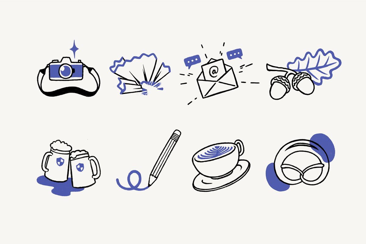 Blue Ideas, an Icon by Hannah Judd (Photo 3 of 3)