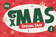 Holmie – Christmas Display Font, a Sans Serif Font by MaikoHatta (Thumbnail 8 of 8)