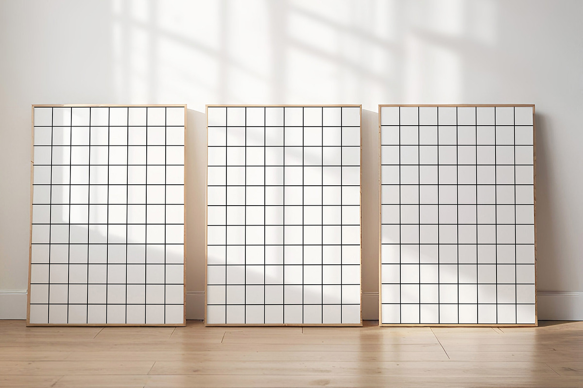 Set of 3 Frames Mockup, 5x7 Ratio, a Household Mockup by isjakimockups (Photo 7 of 7)
