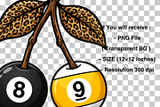 9 ball or 8 ball png, Pool PNG, a Graphic by Clipart Bloom (Thumbnail 3 of 3)