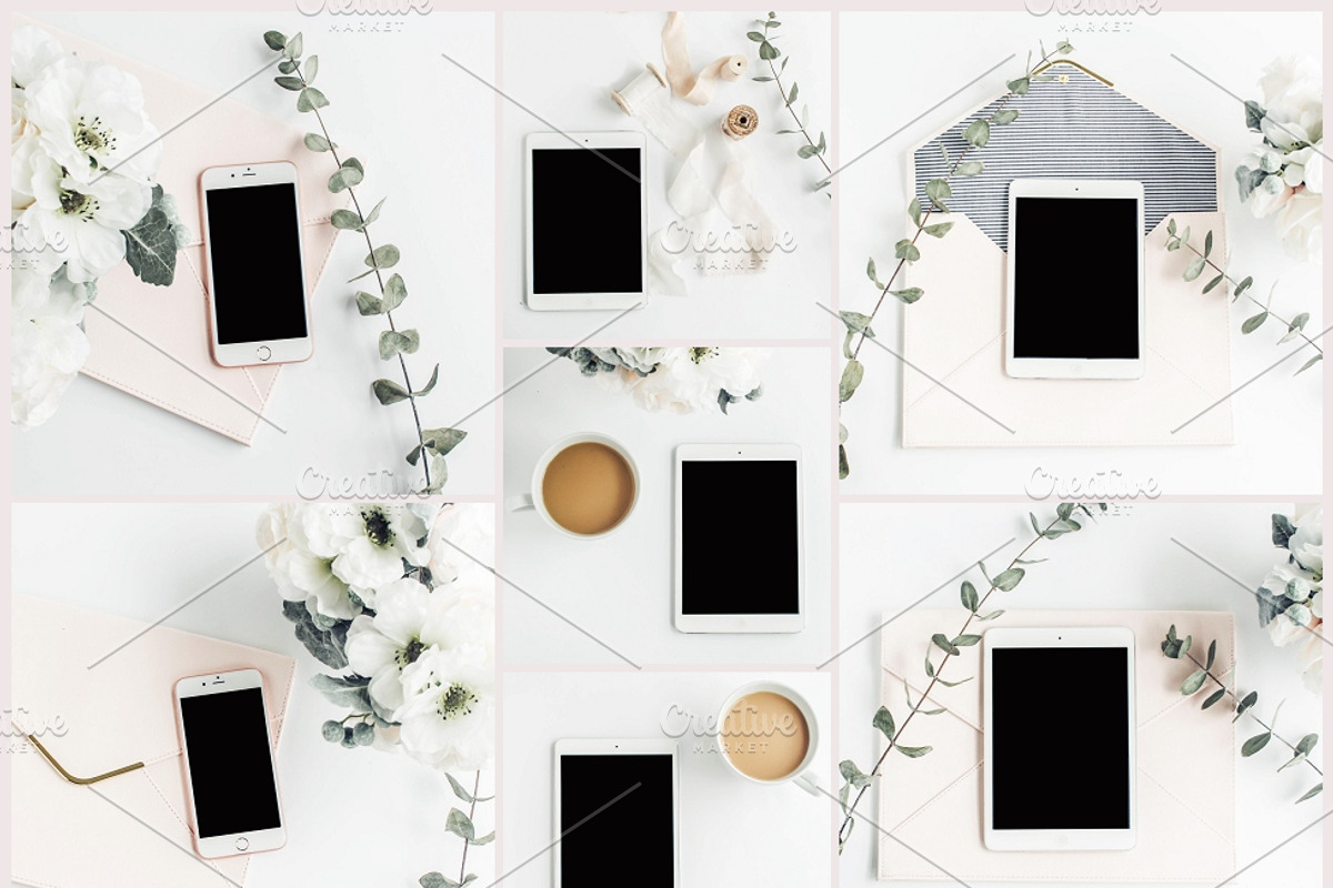 Ipad + Iphone BUNDLE! 7Styled Images, a Graphic by Bloom and Flourish (Photo 2 of 3)