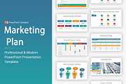 Marketing Plan PowerPoint Design, a Presentation Template by OceanArt (Thumbnail 1 of 18)