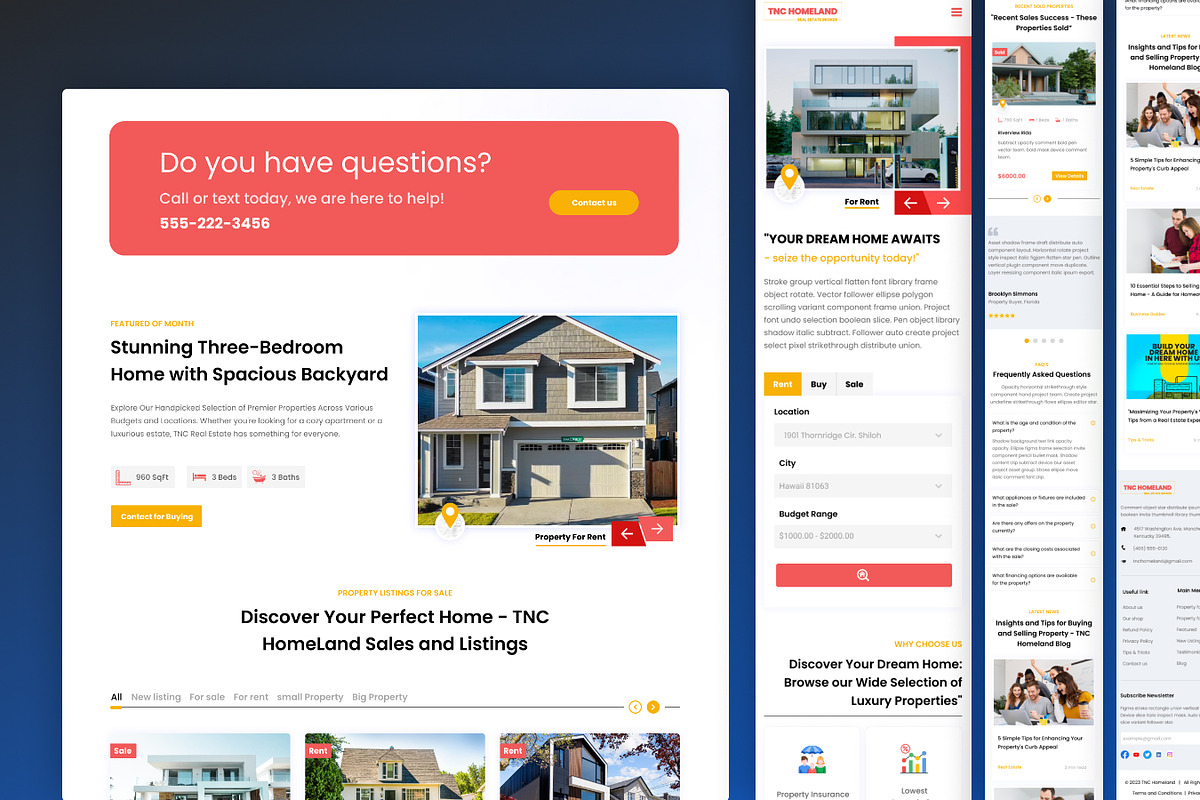 Homeland - Real Estate HTML Template, a HTML Template by TNCFlow (Photo 4 of 5)