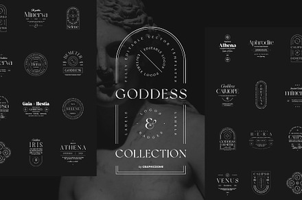 Goddess Labels & Logos Collection, a Branding & Logo Template by Graphicdome