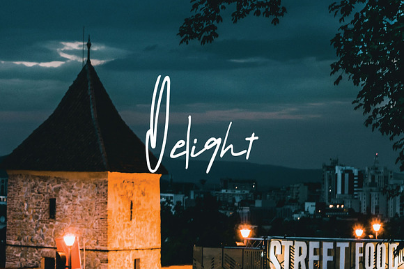 Delight Font preview 6