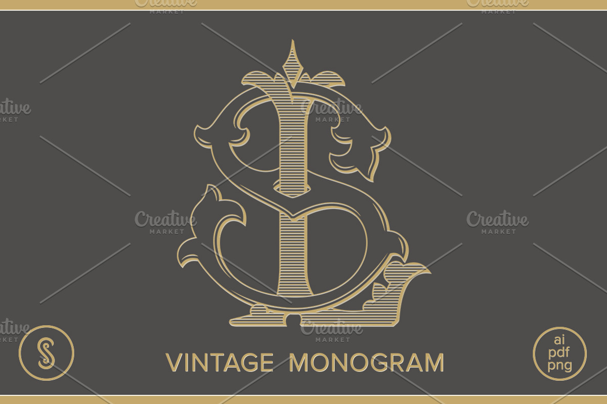 LS Monogram SL Monogram, a Branding & Logo Template by Shuler Studio