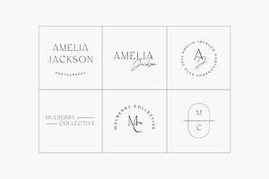 Minimal Logo Kit Templates Vol.3