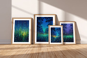 Dreamy Forest Night Illustration, a Decorative Illustration by Housui Patterns (Thumbnail 12 of 12)