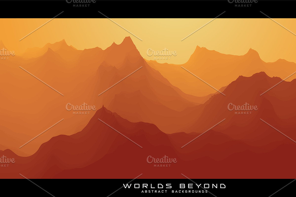 Worlds Beyond 6 Backgrounds, an Illustration by GarryKillian (Photo 5 of 7)