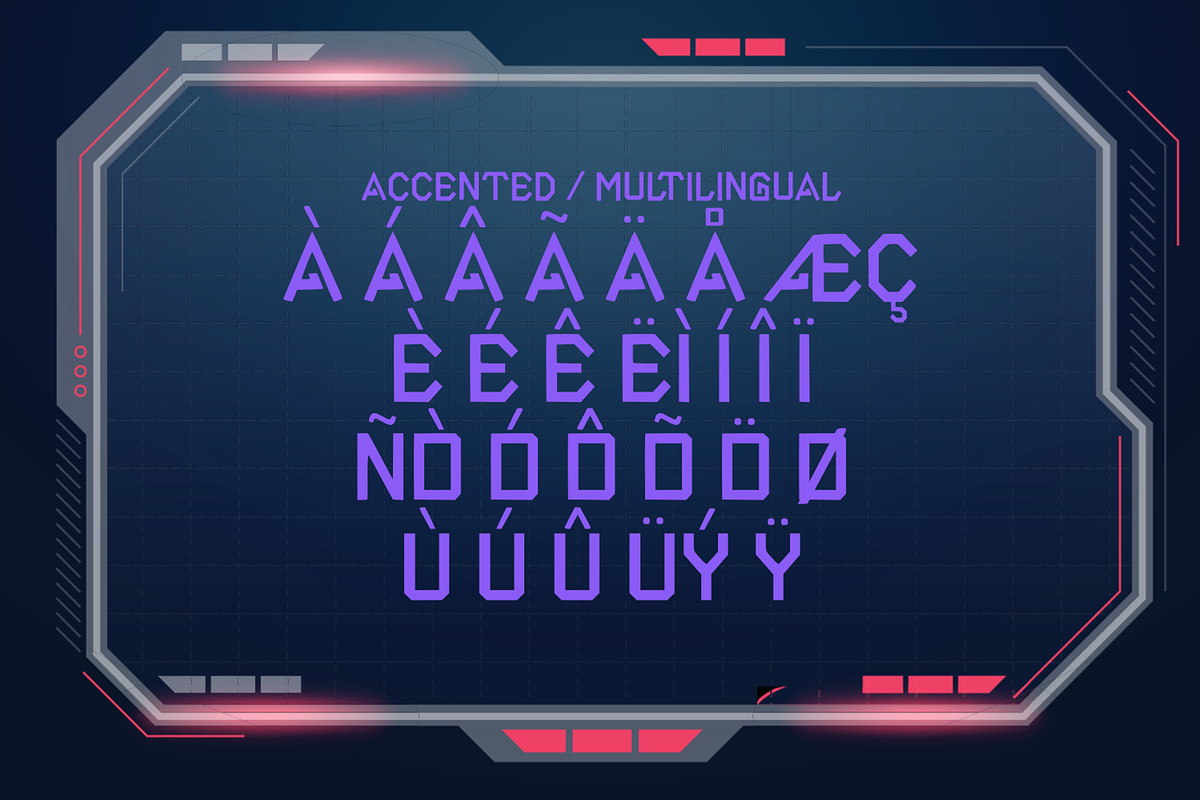 Zerostrow Futuristic Display, a Sans Serif Font by mesuka (Photo 7 of 8)