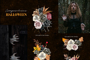 Halloween Horror Clipart, a Decorative Illustration by Julia M. Watercolor (Thumbnail 2 of 9)