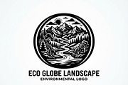 60 Eco Globe Landscape Silhouette, a Technology Illustration by Amazin_art (Thumbnail 6 of 29)